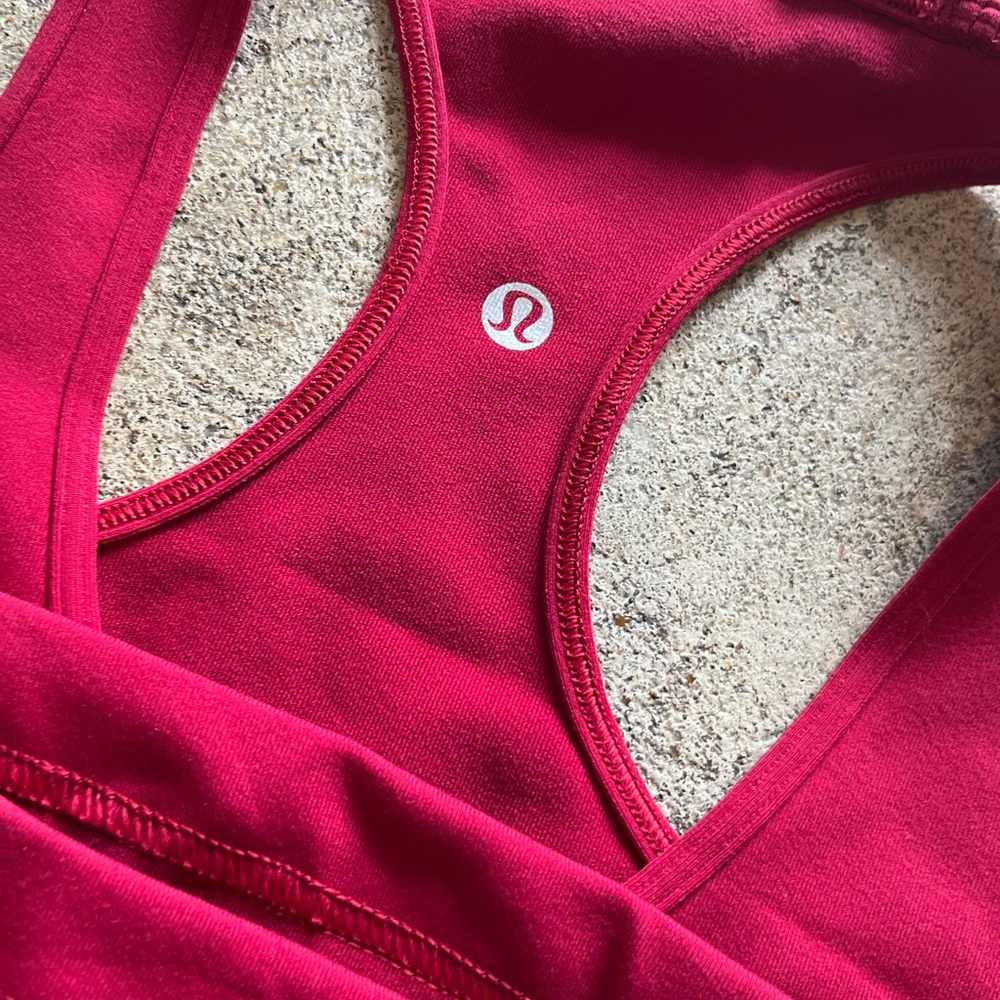 Lululemon Red Racerback Tank - Picture 3 of 3